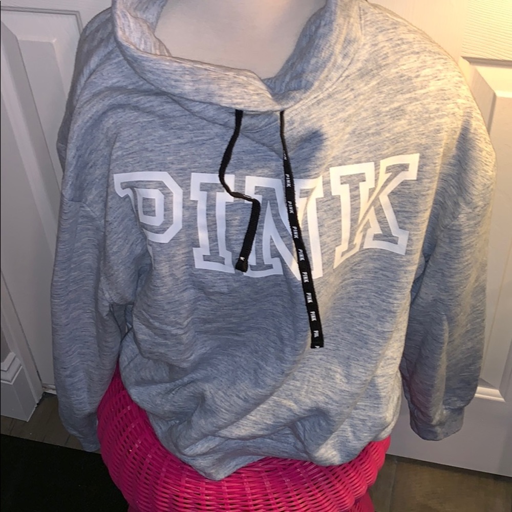 PINK VS medium cowl neck sweatshirt.